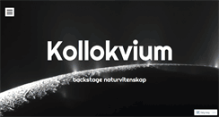 Desktop Screenshot of kollokvium.no