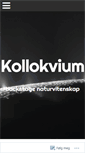 Mobile Screenshot of kollokvium.no
