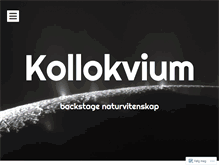 Tablet Screenshot of kollokvium.no